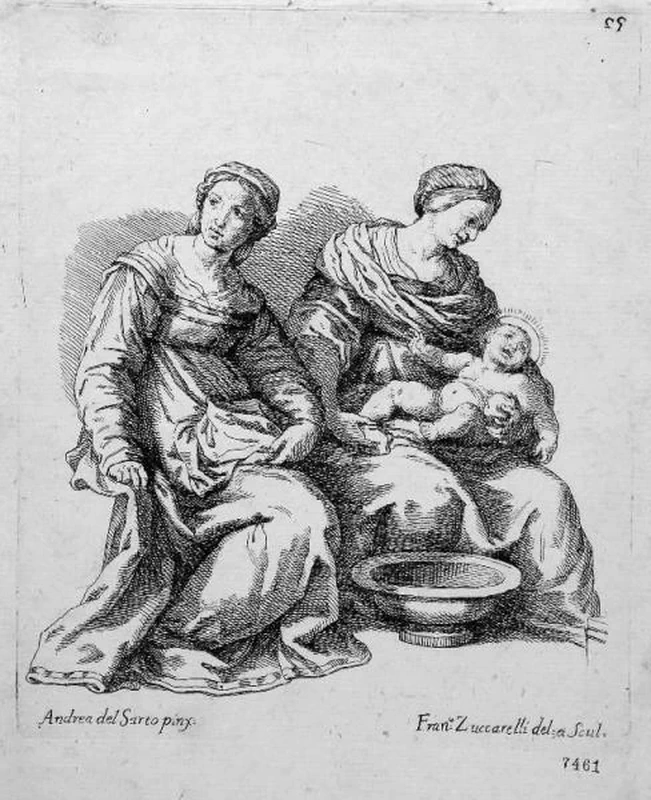Storia dei Padri Serviti dipinta nel monastero dell'Annunciata di Firenze - incisore, Pinacoteca Tosio Martinengo, Brescia